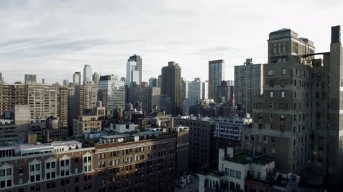 Cityscape of Urban Metropolis Skyline Buildings