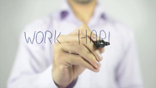 Arbeite hart