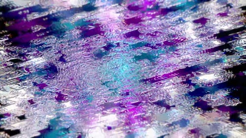 Vibrant Glitch Shimmer Abstract Digital Background