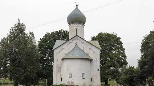 Church of the Twelve Apostles on the Brook in Veliky Novgorod.