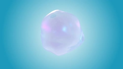 Holographic Abstract Sphere Intro Able to Loop Seamless