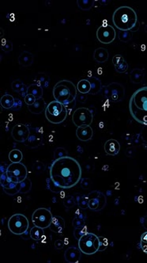 Abstract Animation of Numbers and Shapes