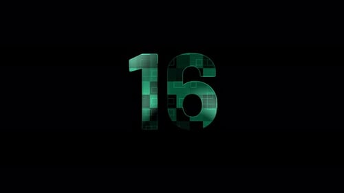 16 Number Animation Technology