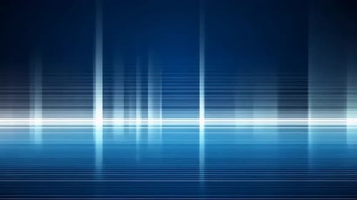 Abstract digital design with light streaks and horizontal lines