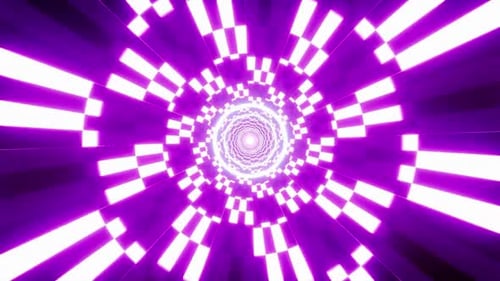 Stunning purple light tunnel for futuristic backgrounds and vibrant digital designs