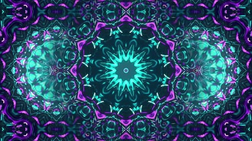 Abstract Colorful Flowing Kaleidoscope Background Animation