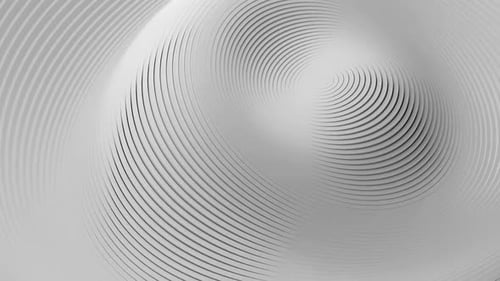 Abstract Dynamic Concentric Circles Looping Background