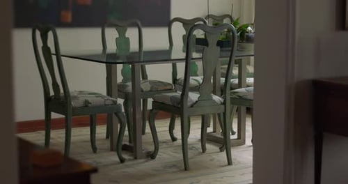 Elegant Dining Room Table and Chairs Interior