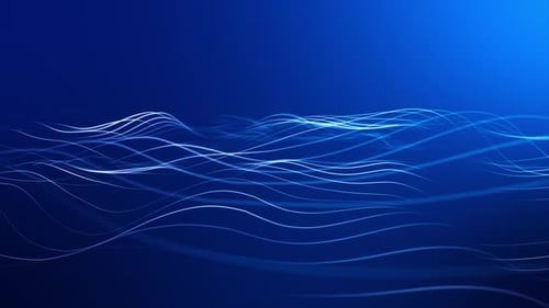Line Ocean Wave Background V8
