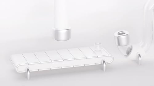 Cocktailmaschine 3D-Loop-Animation