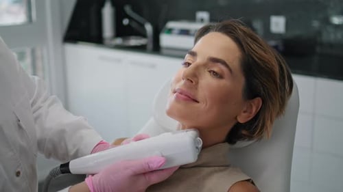 Hardware Correcting Wrinkle Cosmetology Clinic Close Up