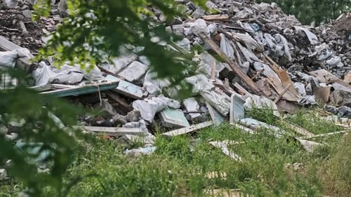 Construction Debris Pollutes Nature