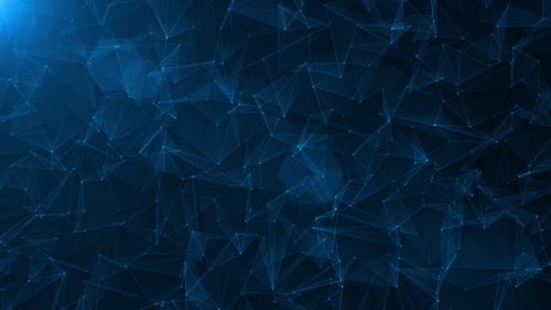 HD-3D-Animation. Hintergrund im Plexus-Stil. Hintergrund der digitalen Hightech-Technologie