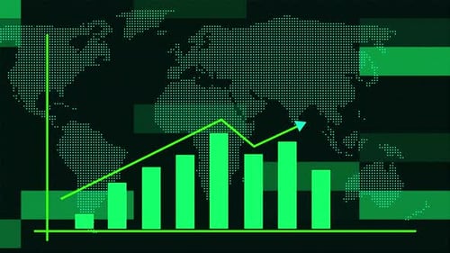 business growth chart. Vd 82