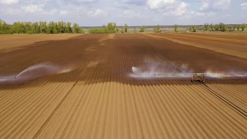 Irrigation System on Agricultural Land
