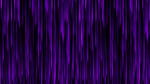 Fallende lila Farbpartikel, abstrakte Glitzertexturlinie, buntes leuchtendes Partikel fallend
