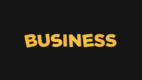 Business Text Alpha Channel