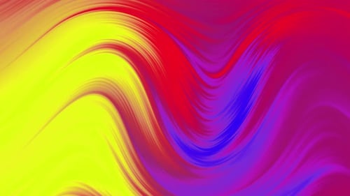 Abstract Fluid Color Waves Seamless Loop Animation