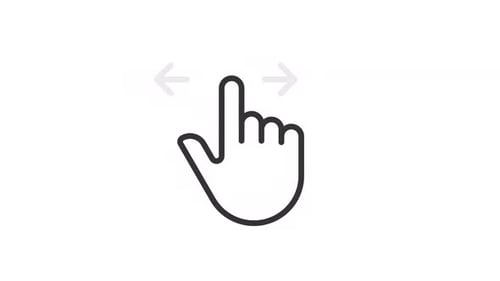 Animated Horizontal Move Linear Icon