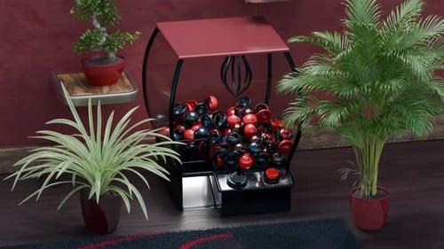 3D Animated Claw Machine Game Prize Capsule Dispenser