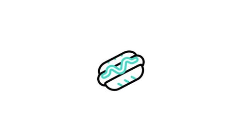 Hot Dog Animated Icon