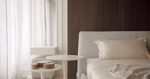 Modern Bedroom Interior Design in Daylight