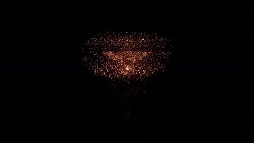 Realistische 4K-Feuerwerkskörper mit volumetrischen Funken (2)