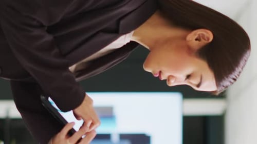 Vertical Video Developers Measuring 3d Building Model to Create Blueprints