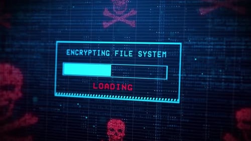Ataque de ransomware Petya, alerta de cifrado de datos, señal de advertencia, código binario