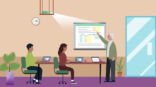 Sales Meeting Animation