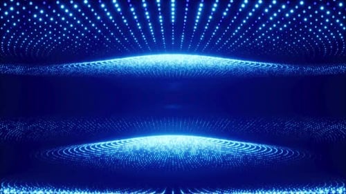 Elegante Fluidpartikelwellen-Hintergrundanimation