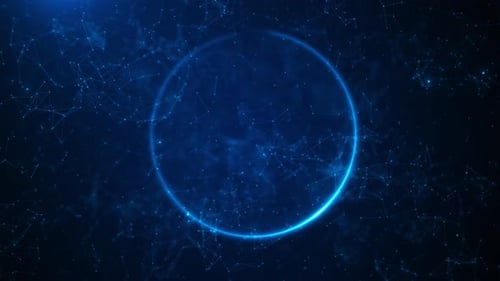 Futuristic interface pattern Digital space sci fi Hologram tunnel flow high-speed data tech cyberspa