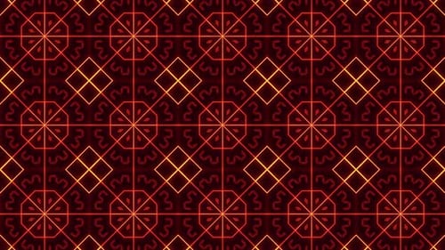 Golden Hypnotic Mandala Kaleidoscope Vj Loop