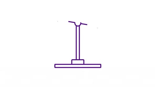 Line Art Balance Scale Animation