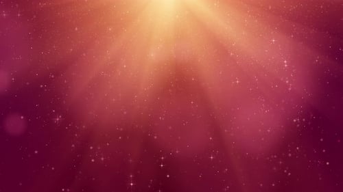 Abstract God's Ray Red Particles Background