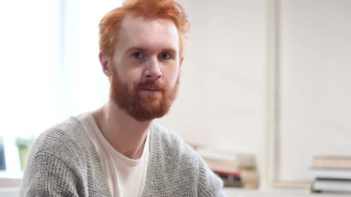 Thumbs Up By Man with Red Hairs