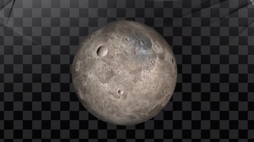 Mond, Planet, animiert