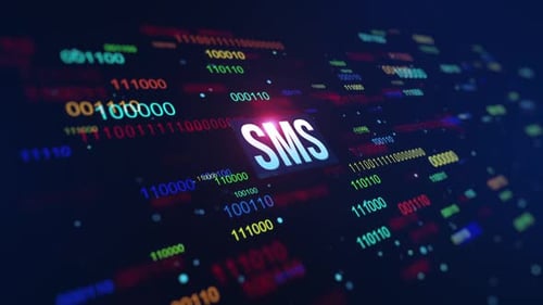 Contexte du code binaire numérique SMS
