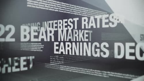 Mercado bajista de acciones, bonos y términos relacionados de 2022