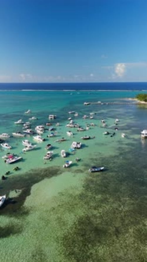 Vertical Aerial Flyover of Rum Point