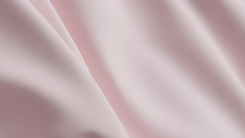 Soft Pink and White Rippling Fabric Background
