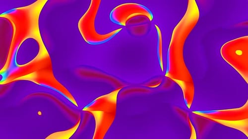 Dynamic Abstract Fluid Motion Background Loop