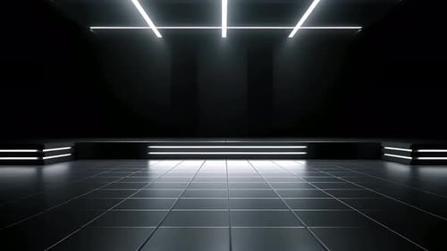 Futuristic Corporate Logo Reveal with Spotlight Animation