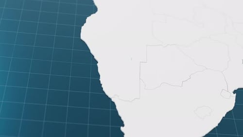 Fluid Map Reveal with Location Pin Animation