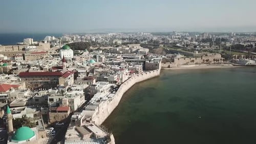 El viejo Akko en el Mediterráneo