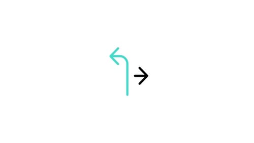 Direction Line Animated Icon