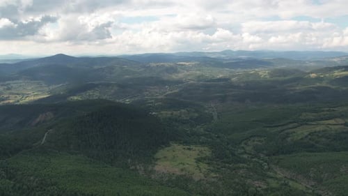 Aerial Mountain Terrain