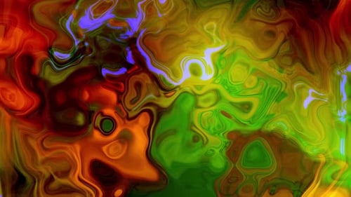 Vibrant Fluid Abstract Color Motion Background