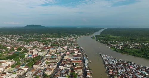 Cityscape Cotabato City in the Philippines