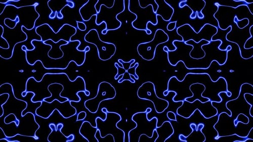 Glowing Mandala Kaleidoscope Loop Motion Background, Diwali days, meditation, vj, dj, disco. 4652